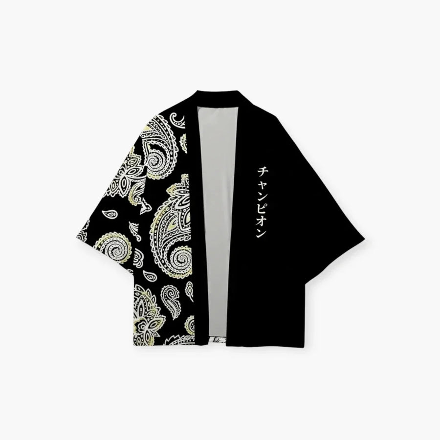 Kimono manche courte homme