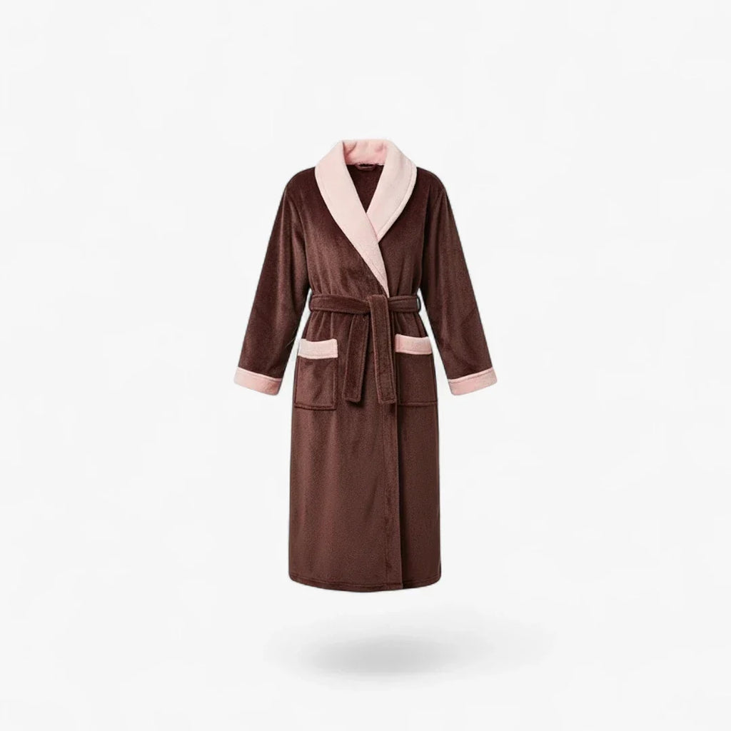 Peignoir Col Châle Femme