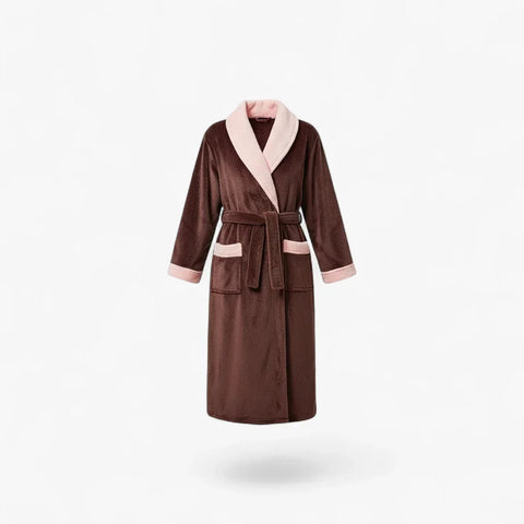 Peignoir Col Châle Femme