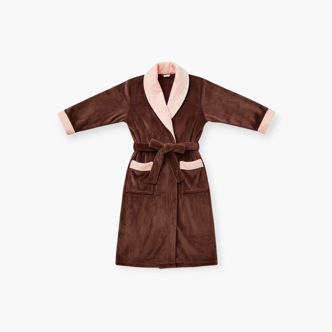 Peignoir Col Châle Femme — photo 4