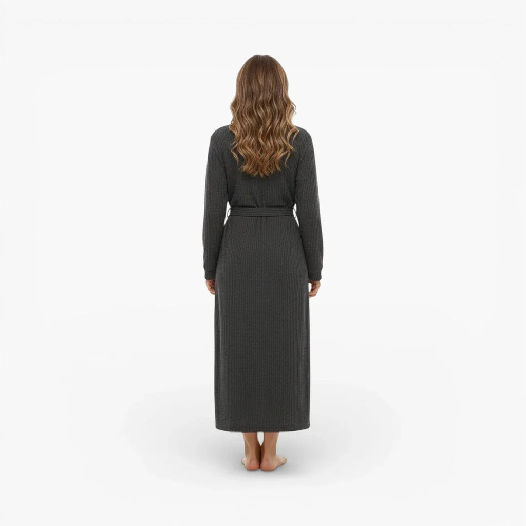 Peignoir Court Femme Manches Longues Polaire — photo 3