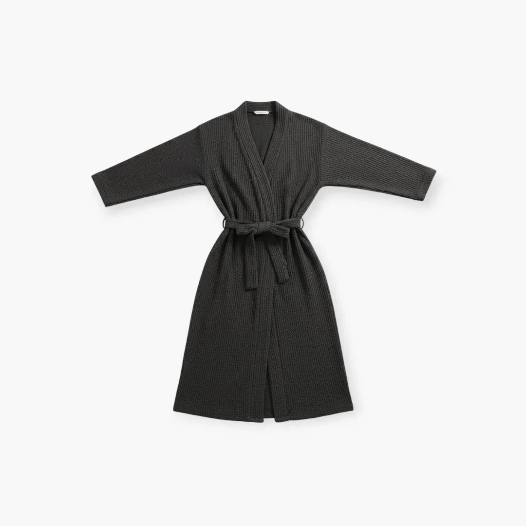 Peignoir Court Femme Manches Longues Polaire — photo 4