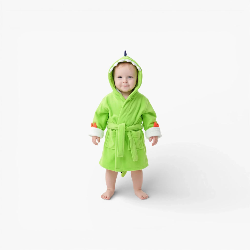 Peignoir bébé dinosaure — photo 2