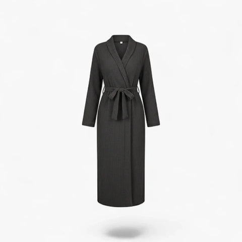 Peignoir Court Femme Manches Longues Polaire