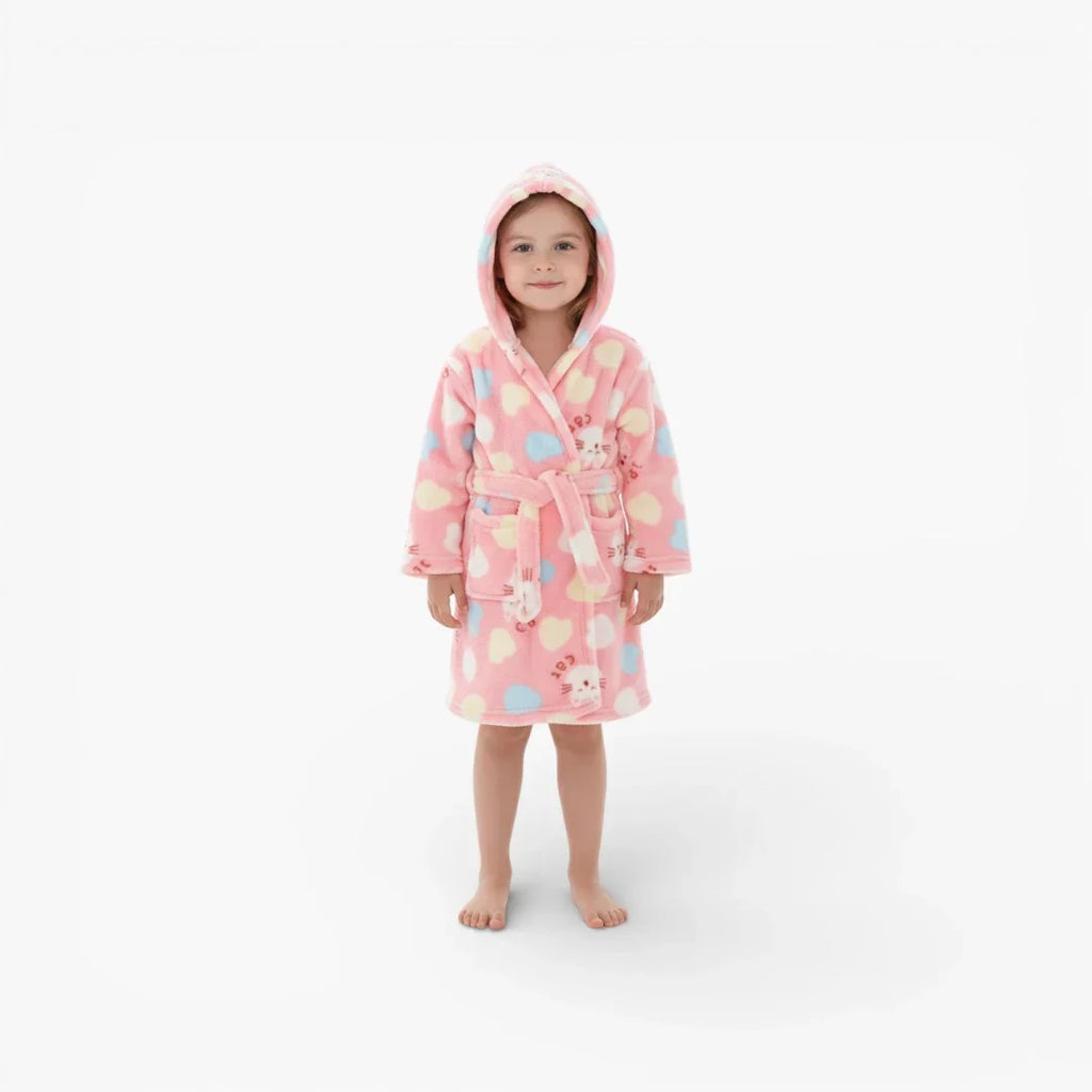 Peignoir de bain enfant rose — photo 2