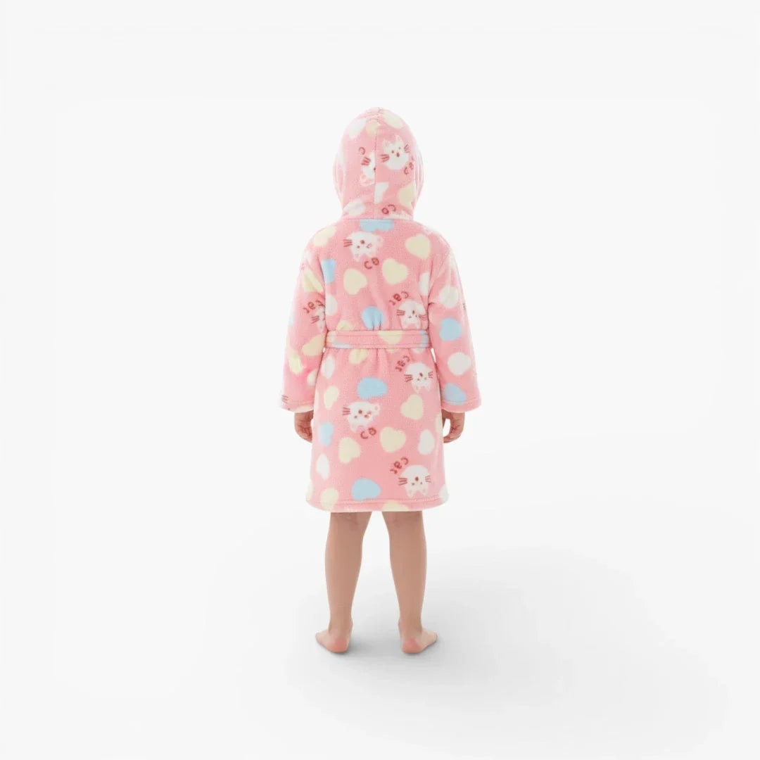 Peignoir de bain enfant rose — photo 3