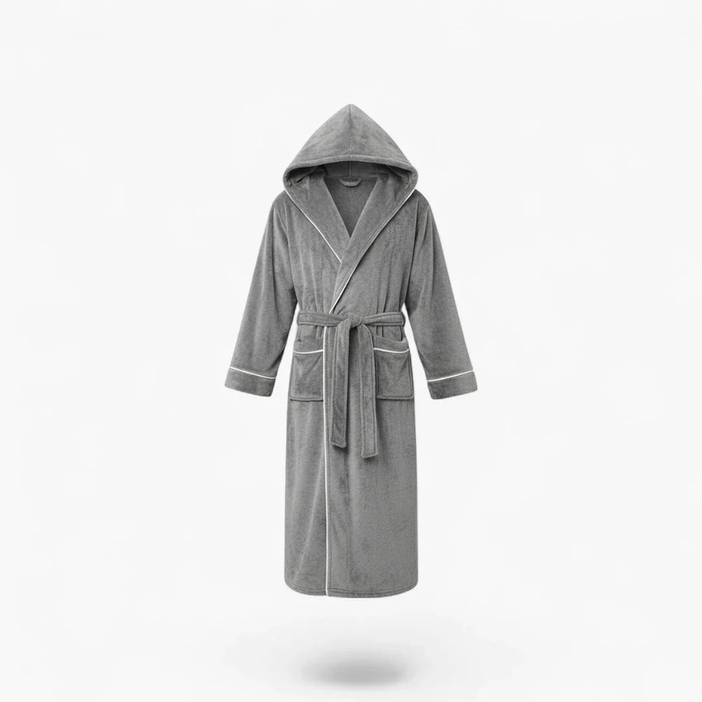 Peignoir Long à Capuche Homme