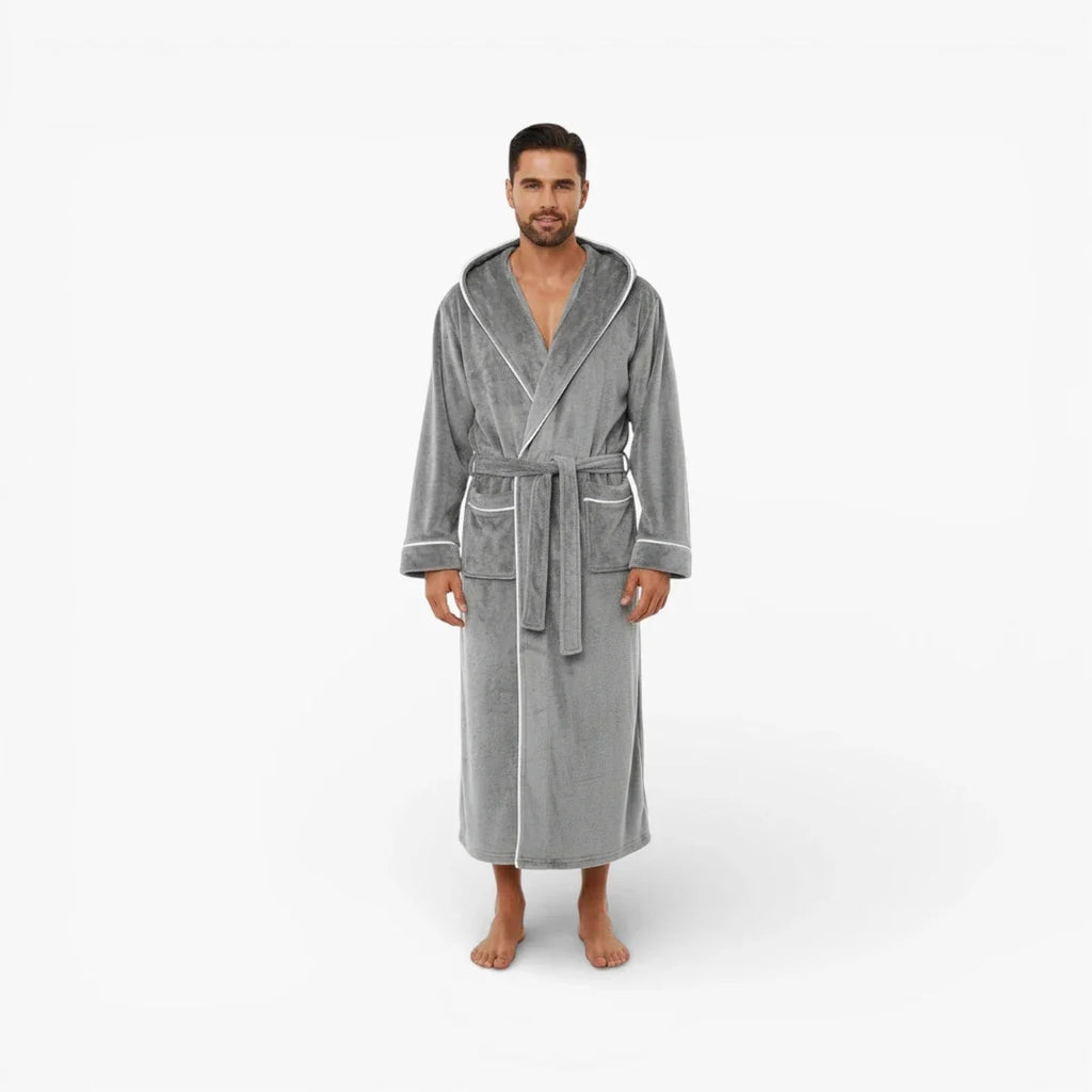 Peignoir Long à Capuche Homme — photo 2