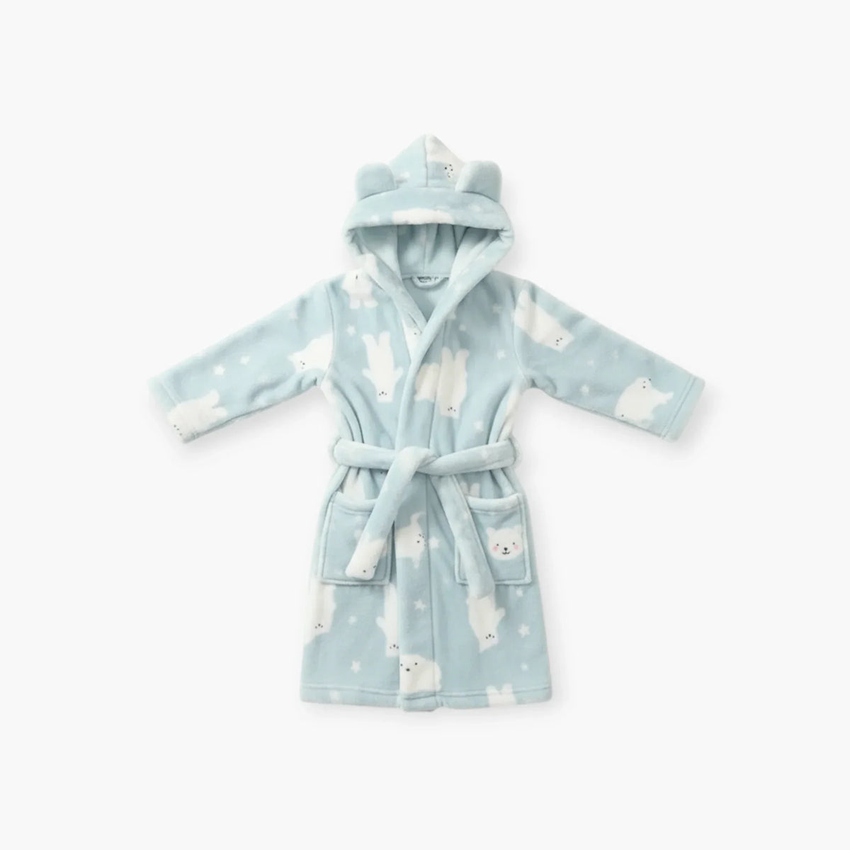 Peignoir Enfant Ours Blanc — photo 4