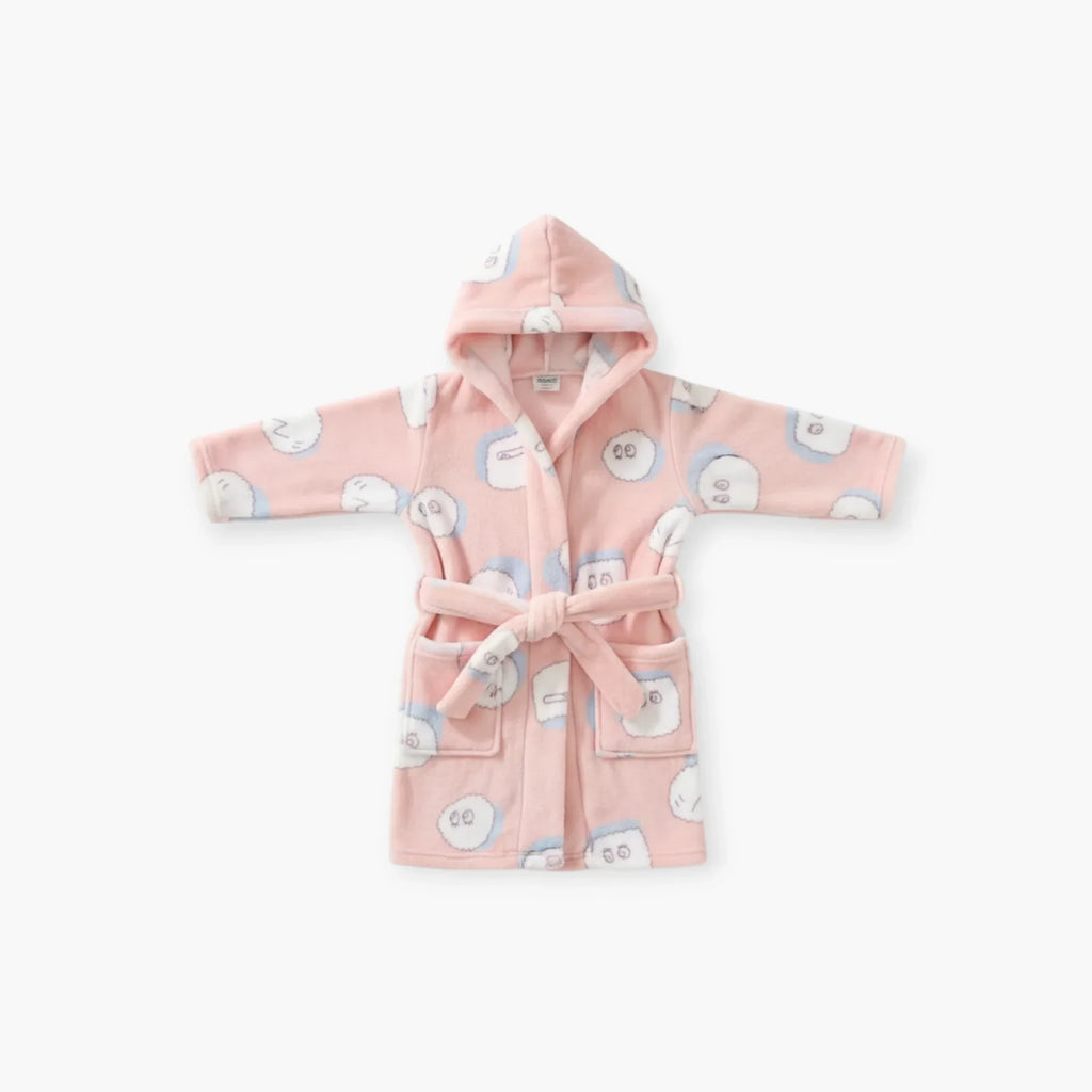 Peignoir Polaire Enfant Rose — photo 4