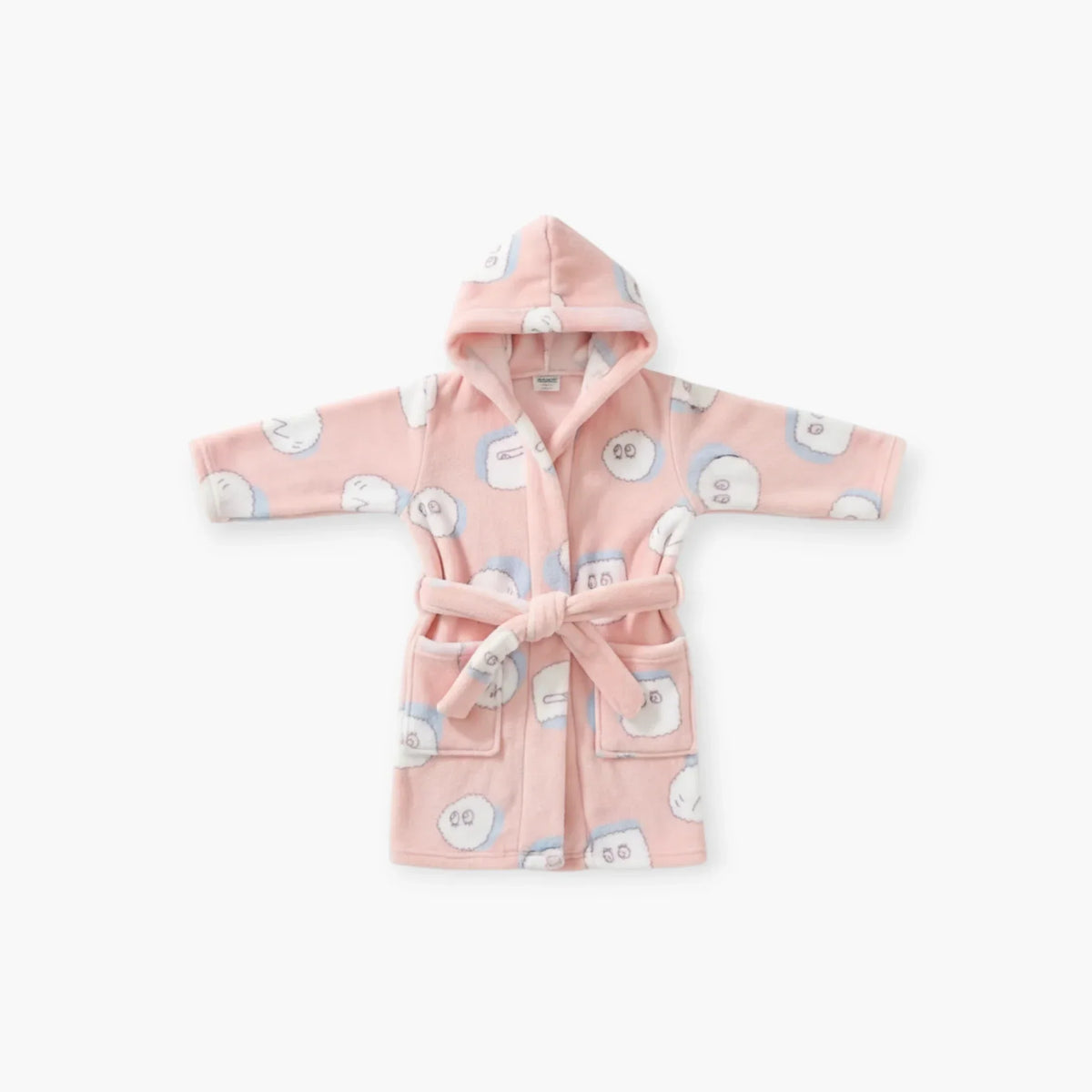 Peignoir Polaire Enfant Rose — photo 4